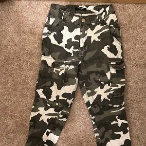 American Bazi Los Angeles Grey Camo Joggers